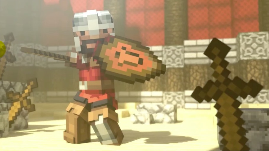 C4D我的世界MC案例中文教程《角斗士》4集/中文/MP4