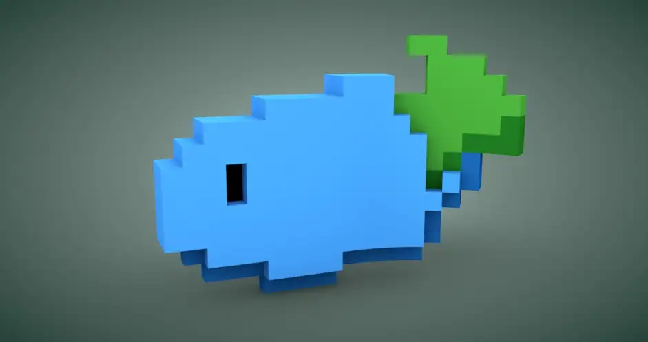 MC我的世界像素模型：“萌萌哒的小鱼”C4D工程文件 - C4D之家 - cinema4d_ 2016-07-12 22.20.52.jpg