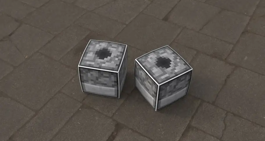 C4D MC我的世界像素方块模型