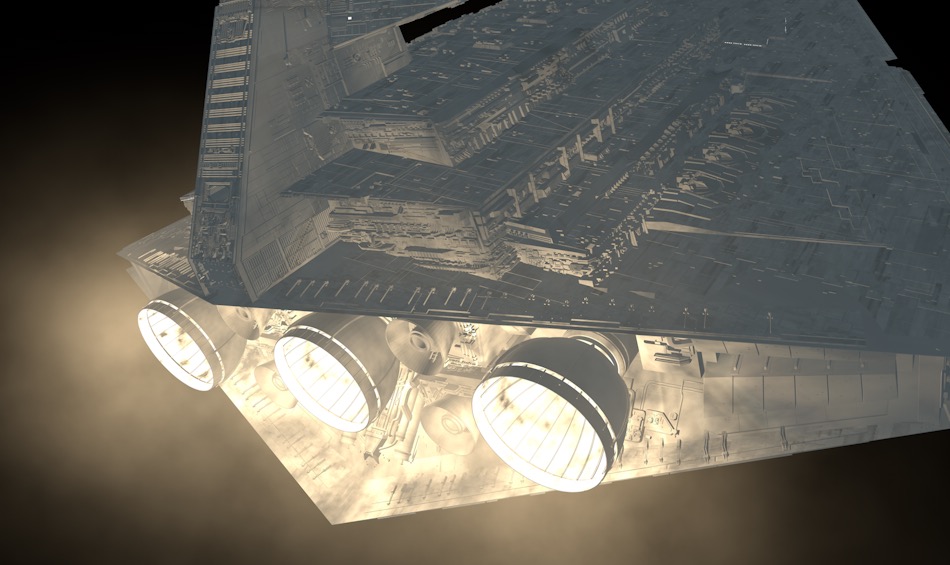 C4D《星球大战》太空飞船、地球工程文件 Star Wars Project