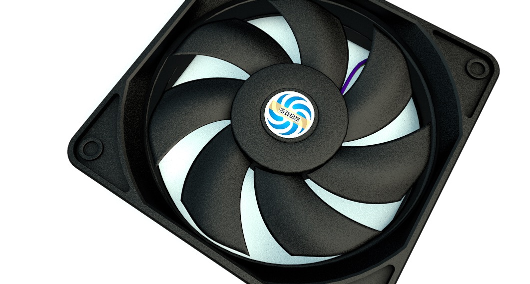 电脑风扇C4D模型 Computer fan