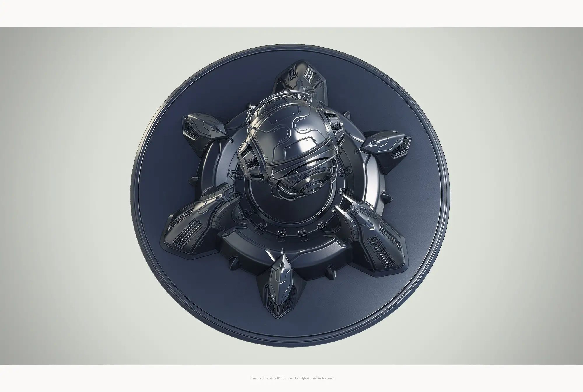 一组科幻机械模型渲染欣赏 - C4D之家 - finalrender_02.jpg