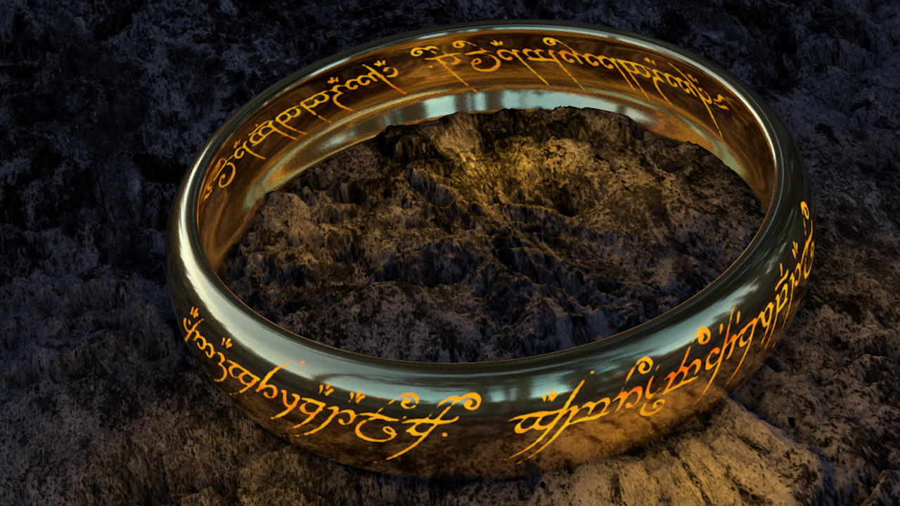 C4D电影《魔戒》指环C4D制作教程（包含工程文件）