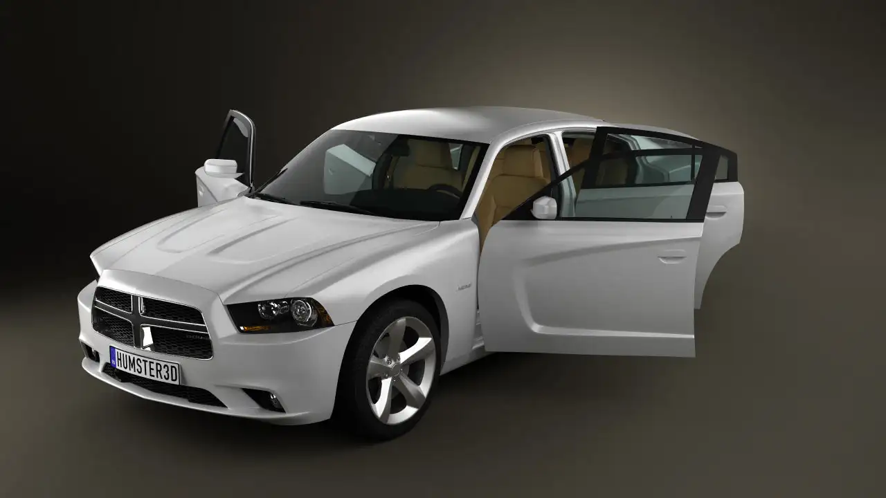 道奇挑战者C4D模型 Dodge Charger (LX) 2011(C4D/FBX/MAX/LWO)
