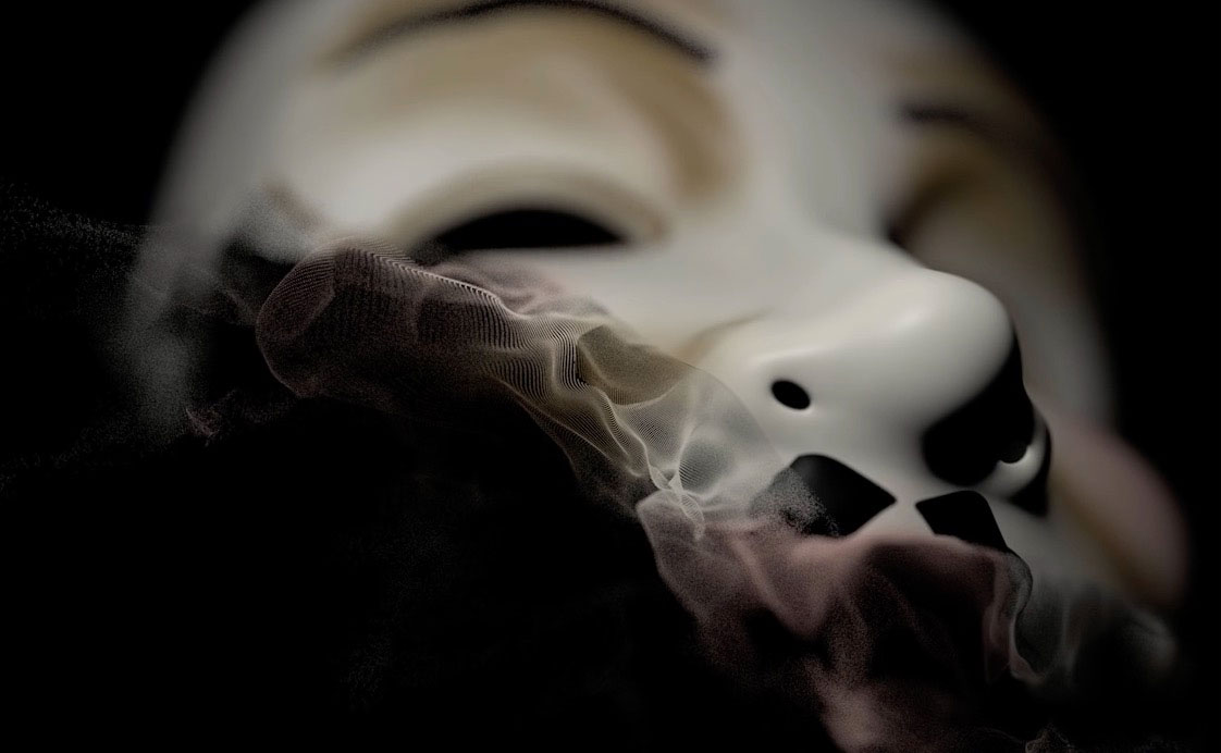 C4D利用粒子分裂制作鬼脸面具消失特效 Splitting of 3D-object on the particles