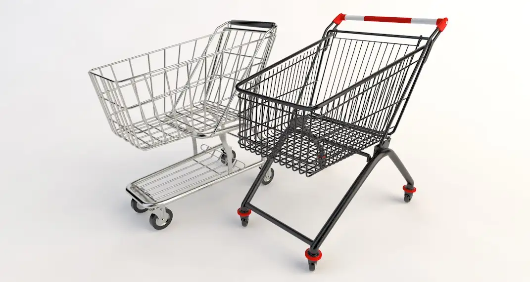 商场购物车C4D模型 Shopping Cart
