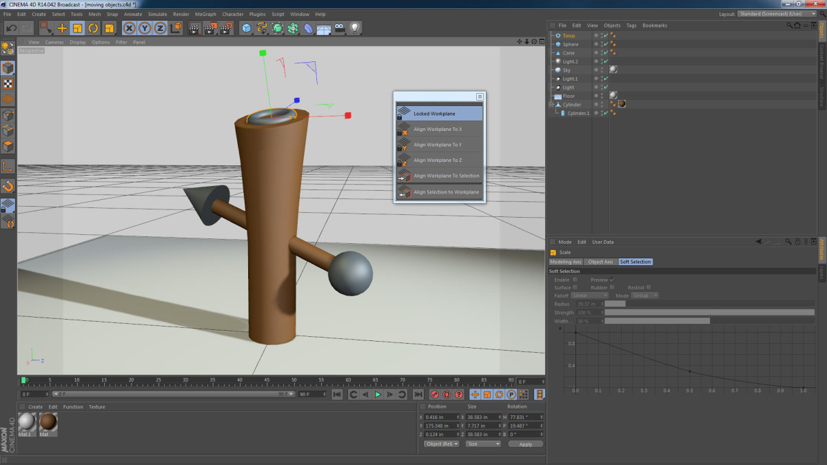 Cinema 4d中心点归位插件及教程 MagicCenter (R16 R17 R18 )