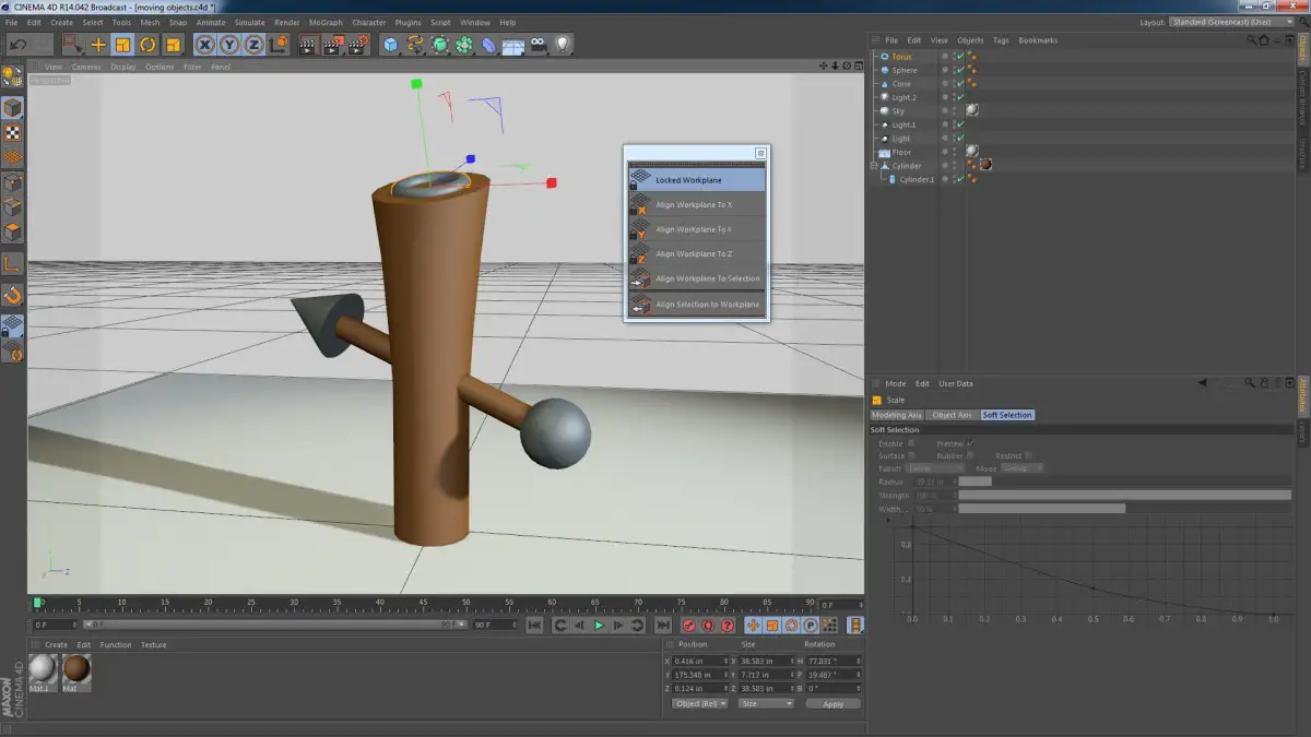Cinema 4d中心点归位插件及教程 MagicCenter (R16 R17 R18 )