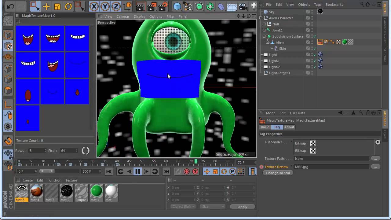 C4D魔法纹理贴图管理器 Magic Texture Map 1.0