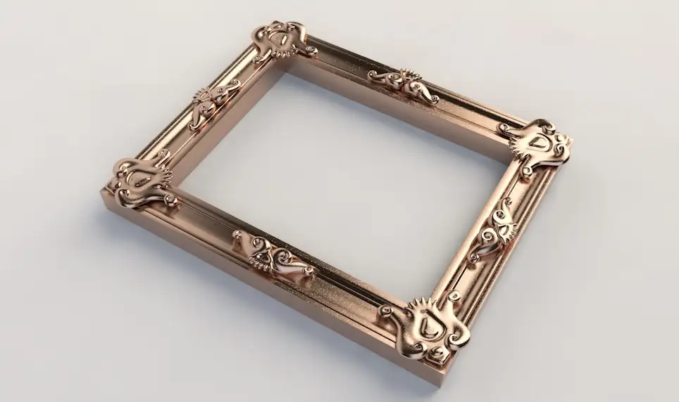 欧式相框C4D模型 Continental Frame