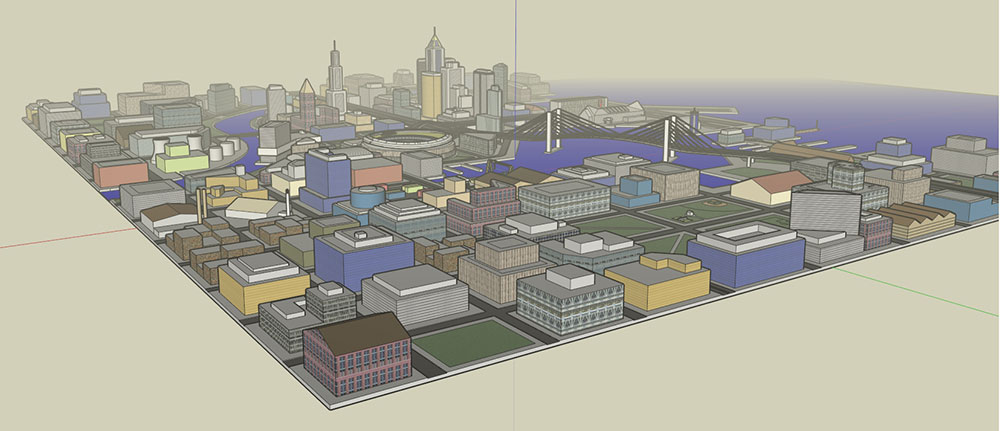 低面城市C4D模型 City Model 4 - C4D之家 - City-Model-4.jpg