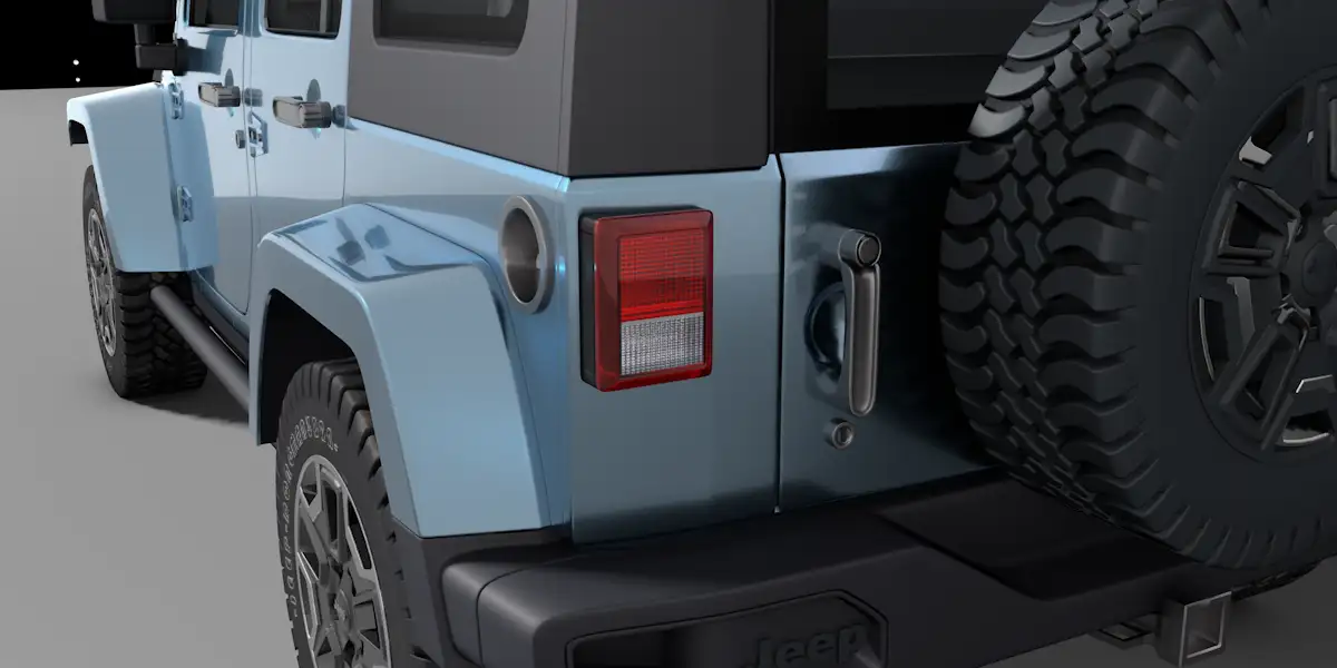 JEEP牧马人渲染 - C4D之家 - JEEP牧马人渲染02
