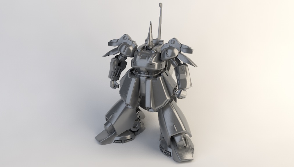 C4D《机动战士Z高达》The-O模型