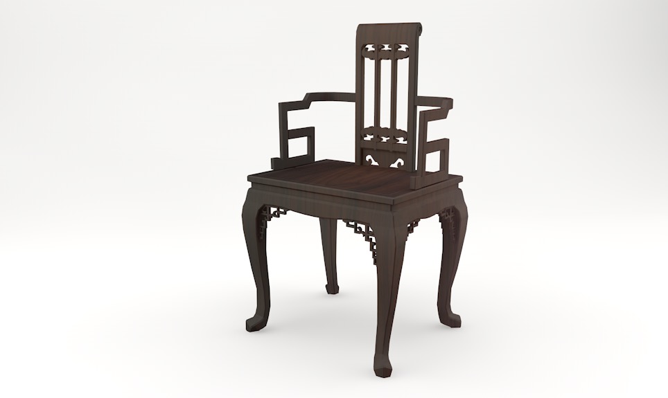 中式仿古家具：云纹扶手椅C4D模型 - C4D之家 - cinema4d_ 2016-08-15 13.08.50.jpg