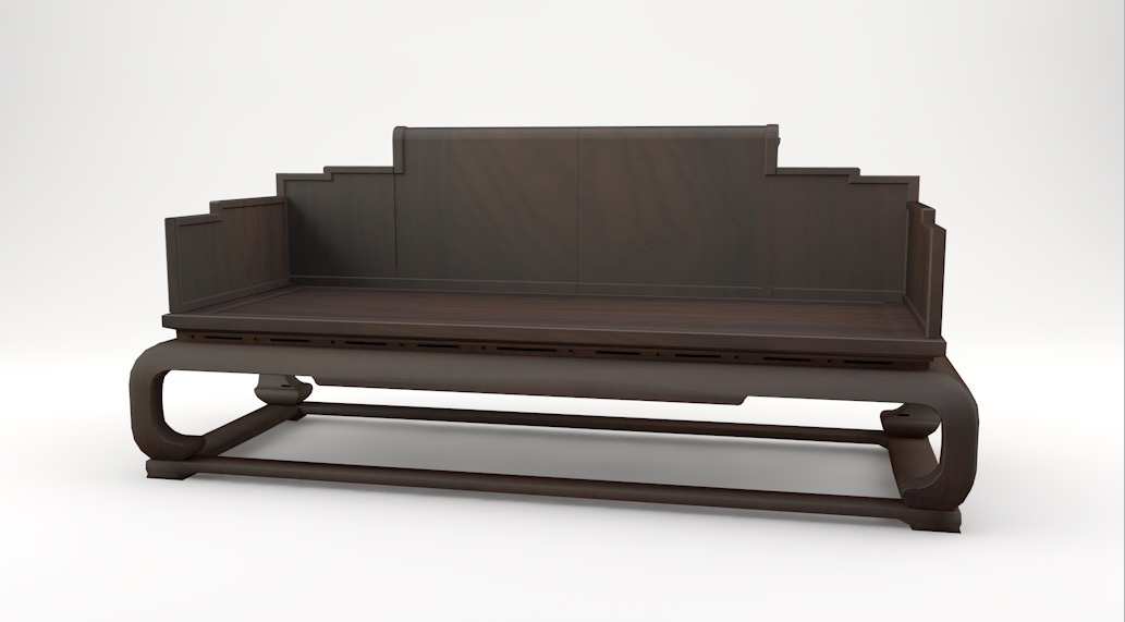 中式仿古家具：云龙纹三人椅C4D模型 - C4D之家 - cinema4d_ 2016-08-15 14.39.35.jpg