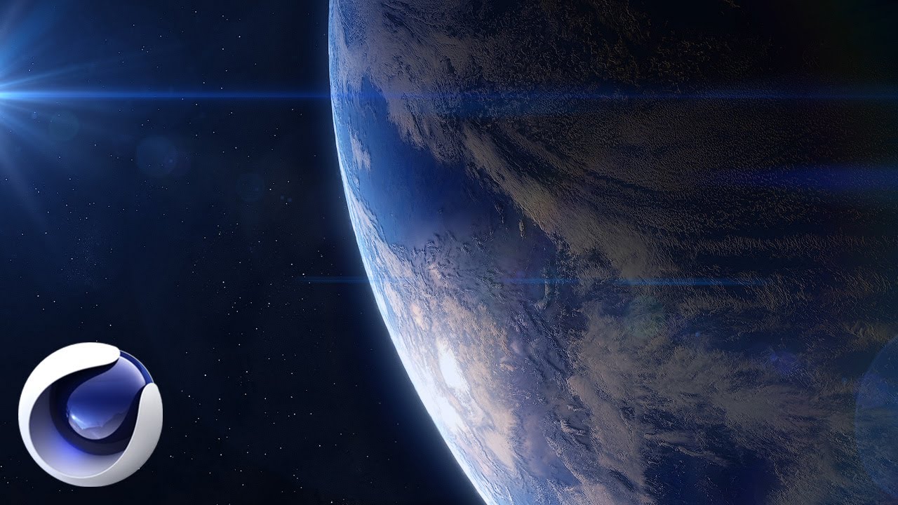 C4D制作真实的地球教程（包含2万像素的地球贴图素材）