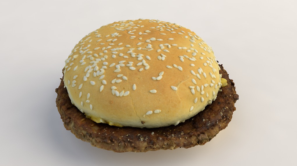 乳酪汉堡C4D模型 Chesse Burger