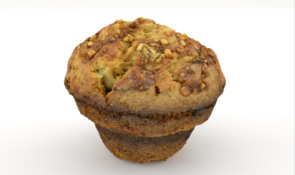 松饼C4D模型 muffin