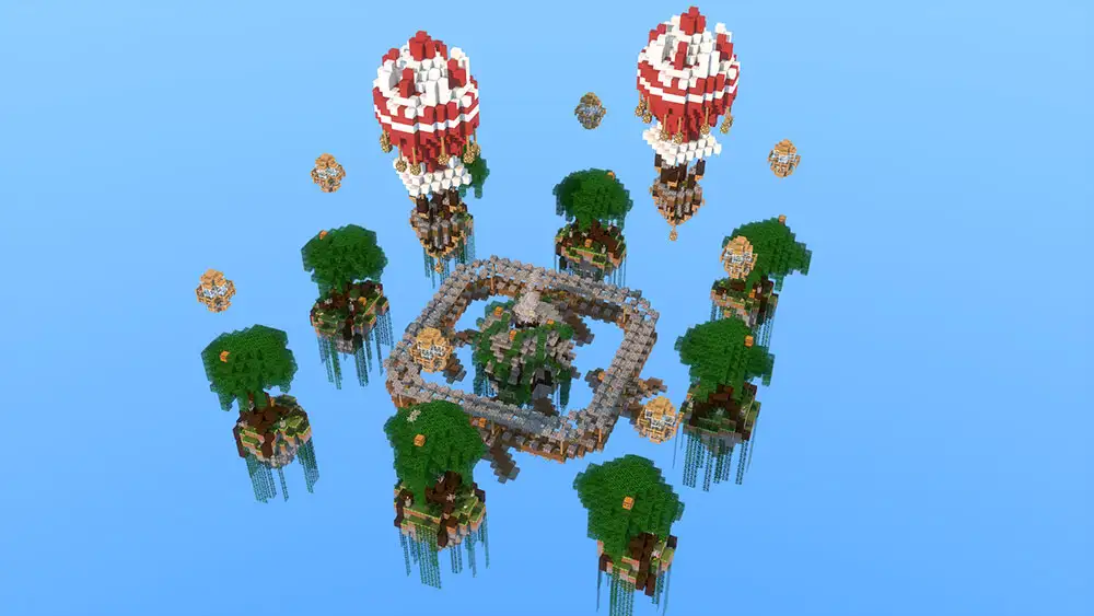 5个悬浮岩石《我的世界》像素模型 Mapas SkyWars Cinema 4D - C4D之家 - SkyWars2.jpg