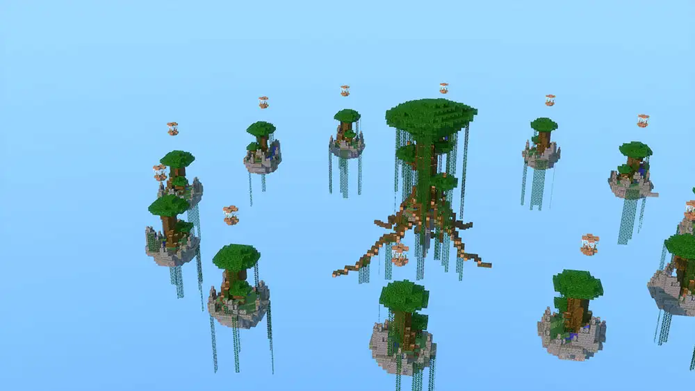 5个悬浮岩石《我的世界》像素模型 Mapas SkyWars Cinema 4D - C4D之家 - SkyWars5.jpg