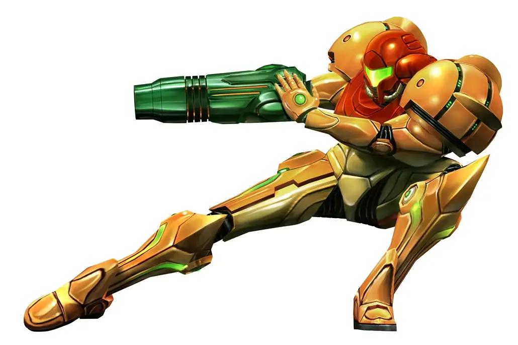 银河战士游戏角色Samus绑定C4D动画模型