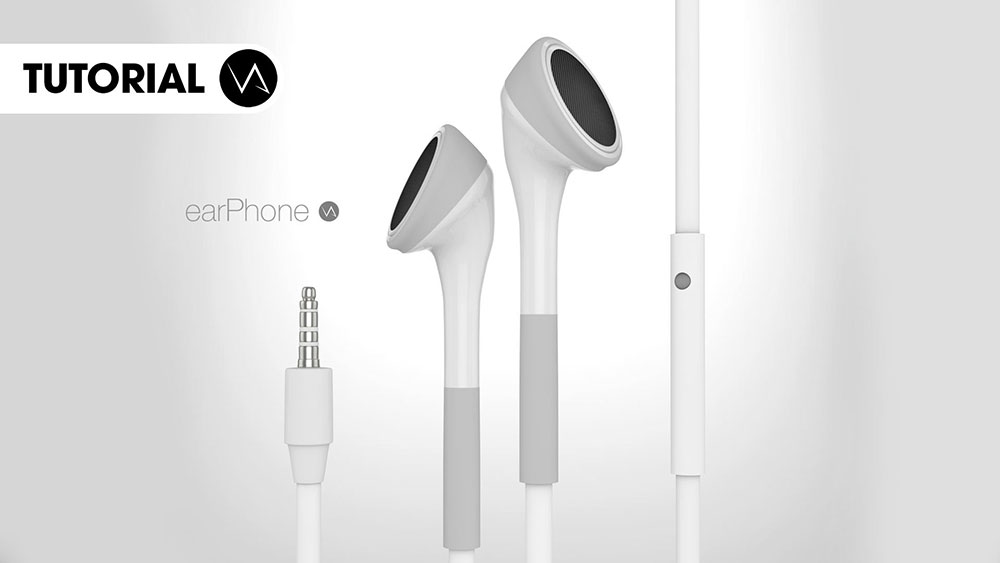 C4D耳机建模视频教程 EarPhone VA Cinema 4D Tutorial