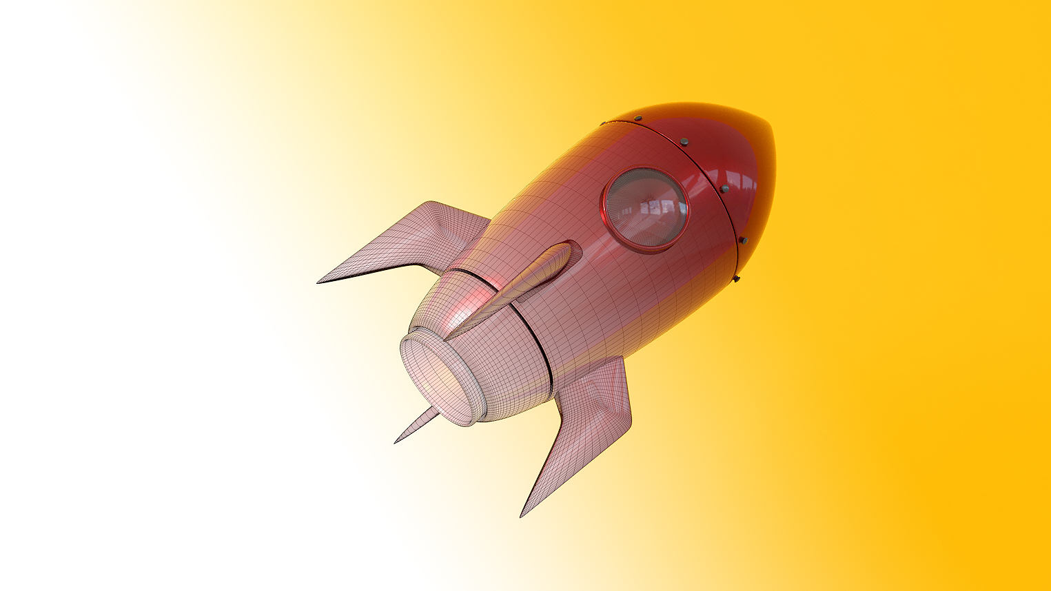 练习的小火箭 - C4D之家 - 小火箭-混合.jpg