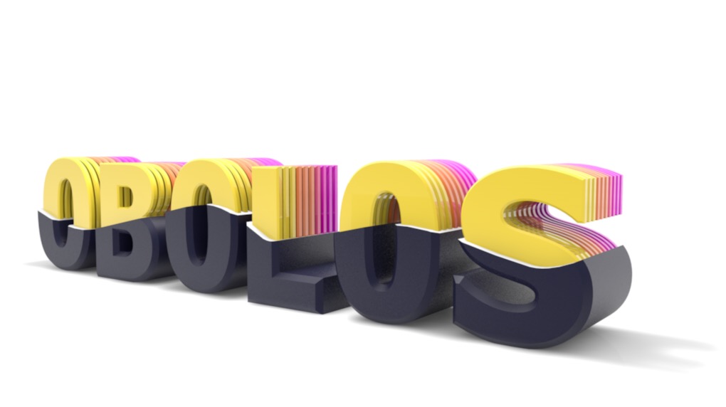 C4D多层文字分割动画工程 Multicolor Template