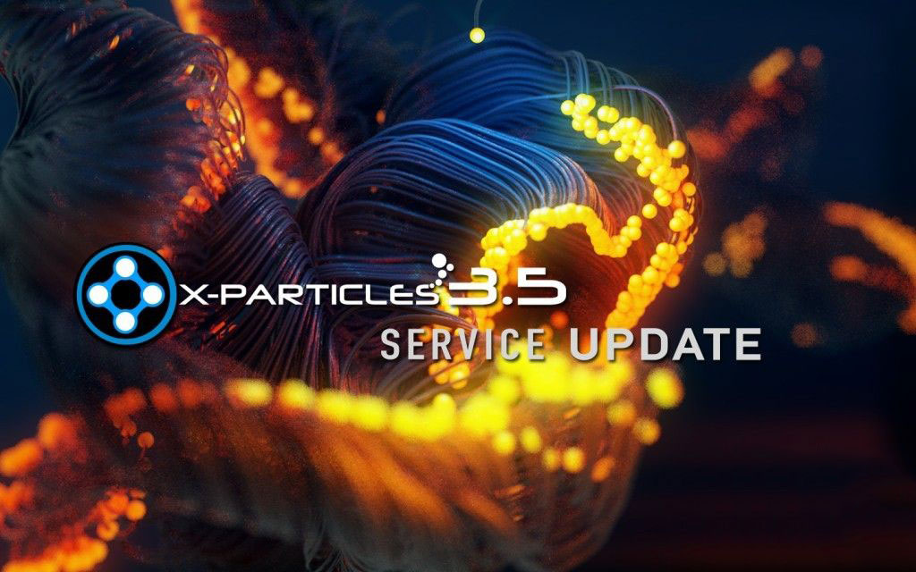 C4D超级粒子插件3.5版本汉化版 X-Particles v3.5