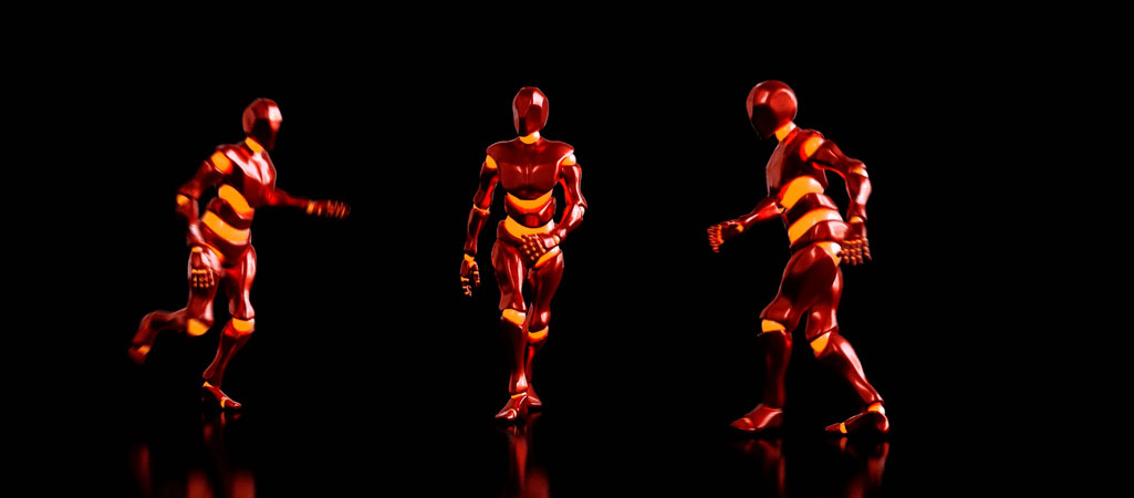 C4D利用动作捕捉模拟人物运动动画教程（2例教程）