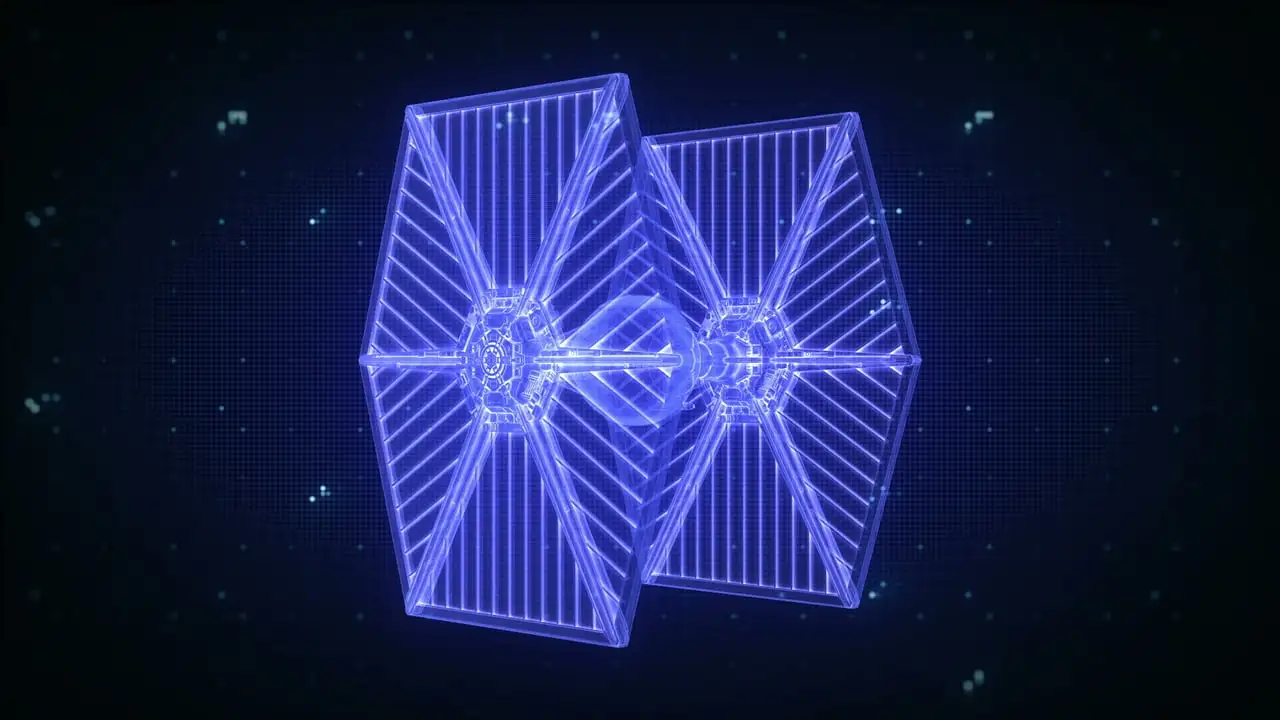 C4D+AE制作X翼战机全息效果教程 X-Wing Hologram using Cinema 4D and After Effects