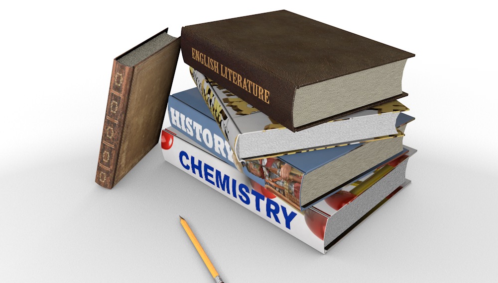 英文书本C4D模型 Text books