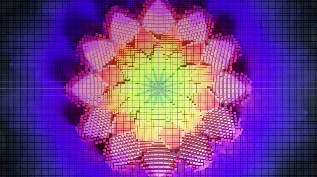 像素花动画VJ循环高清素材DBK VJLoop2 20151109 SonicBloom