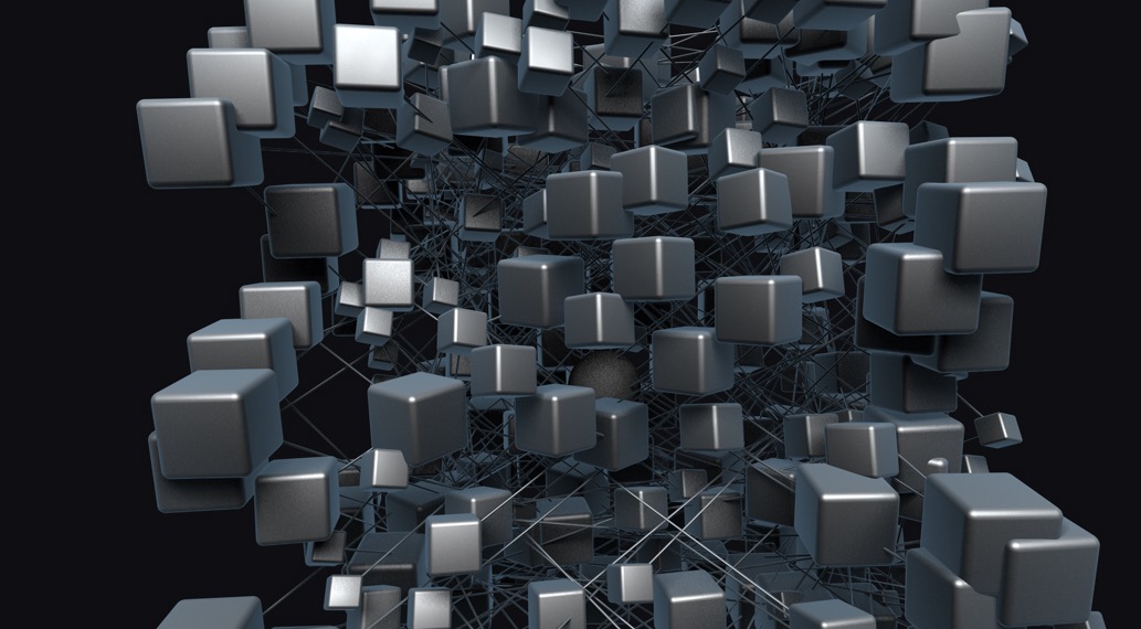 C4D方块丛连线动画工程文件 Knot effector