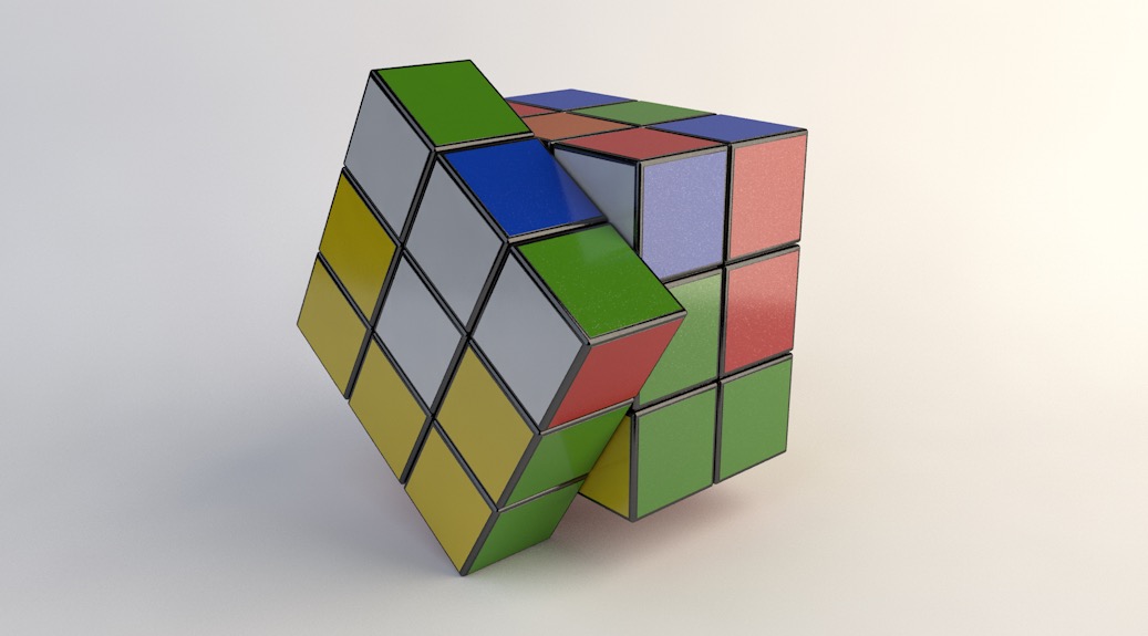 魔方C4D动画工程 Rubiks Cube