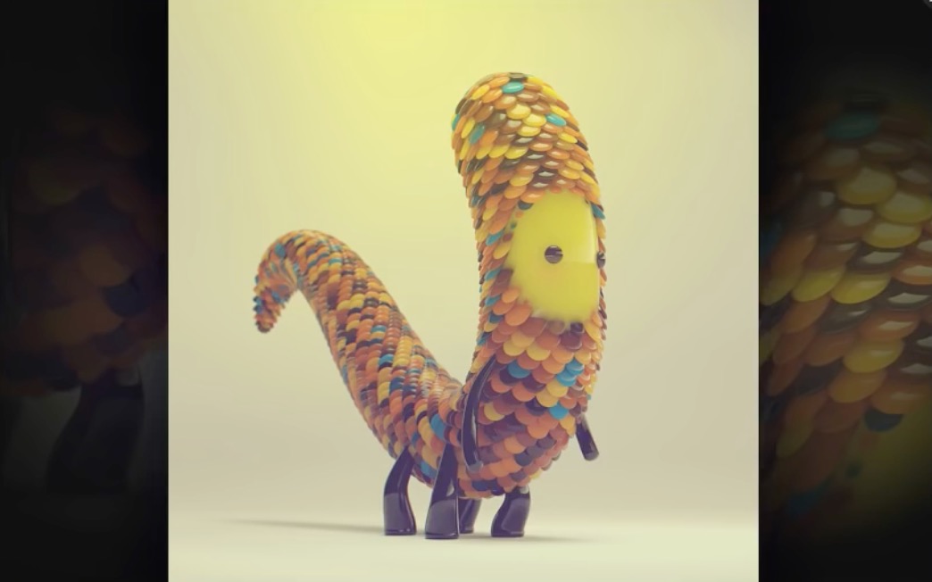 C4D制作满身鳞片的卡通小虫教程