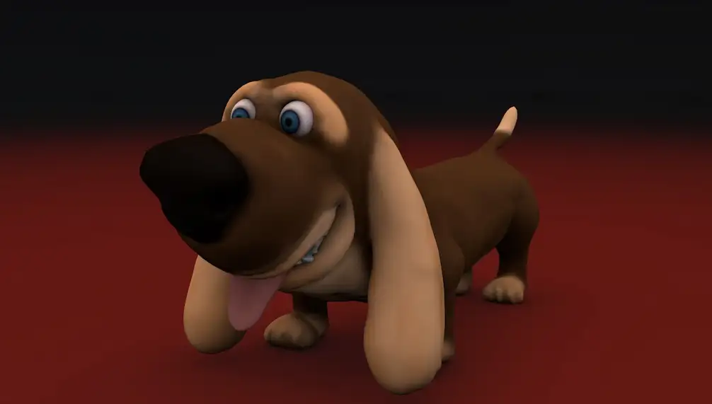 卡通小狗C4D模型 dog 3d model - C4D之家 - cinema4d_ 2016-09-22 22.45.25.jpg