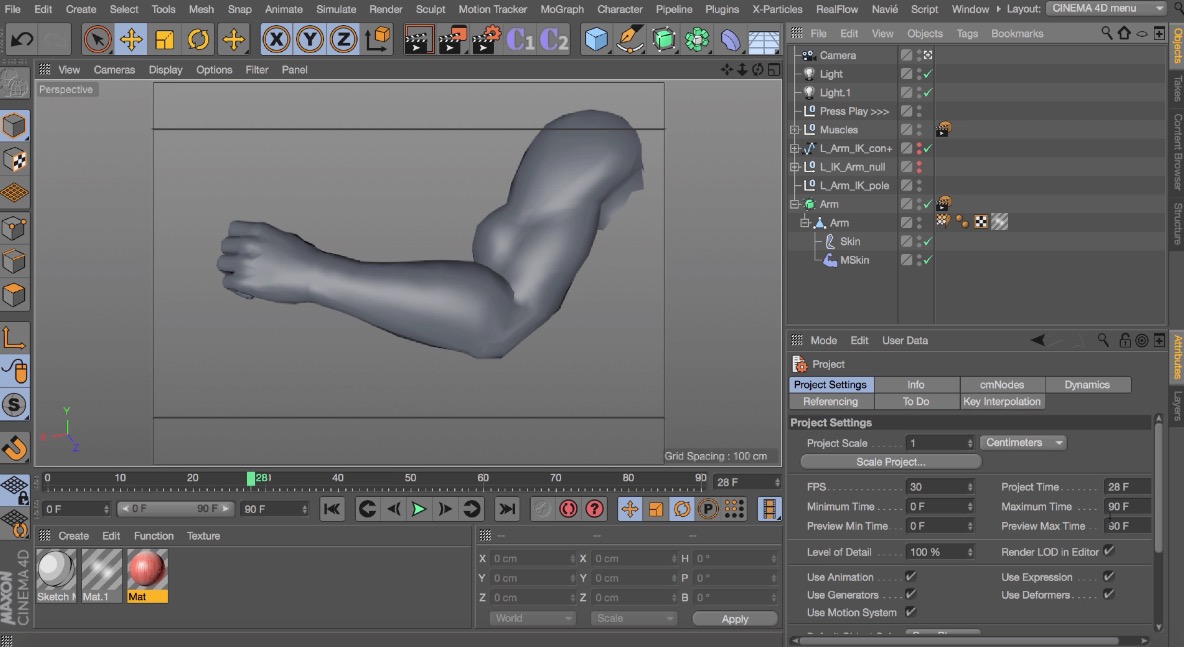 C4D矫正姿势造型脚本 correctional pose sculpting script for c4d