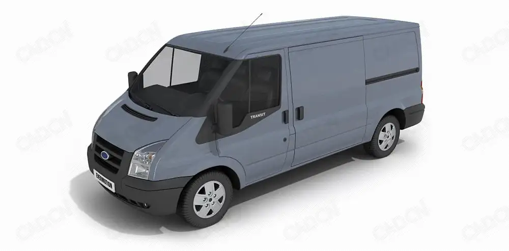 福特运输货车C4D模型 FORD TIANSIT