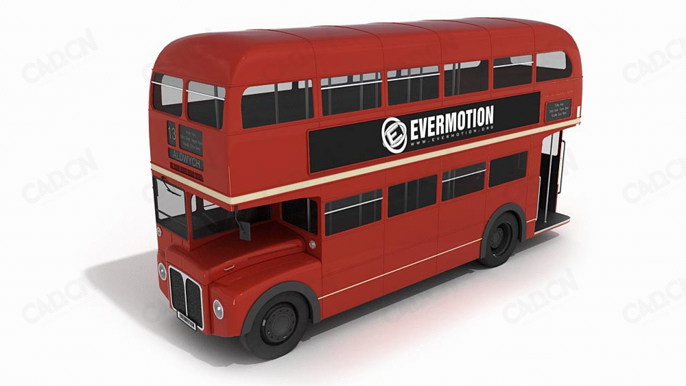 双层巴士 双层公交车 双层大巴C4D模型 double decker bus - C4D之家 - 012-Archmodels-Vol.-55.jpg