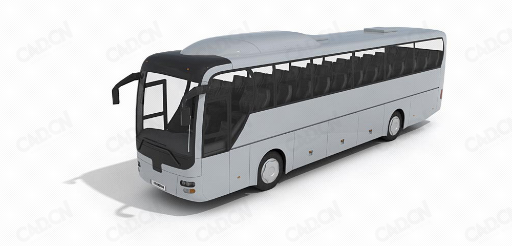 旅游客车C4D模型 Tourist bus 3d model