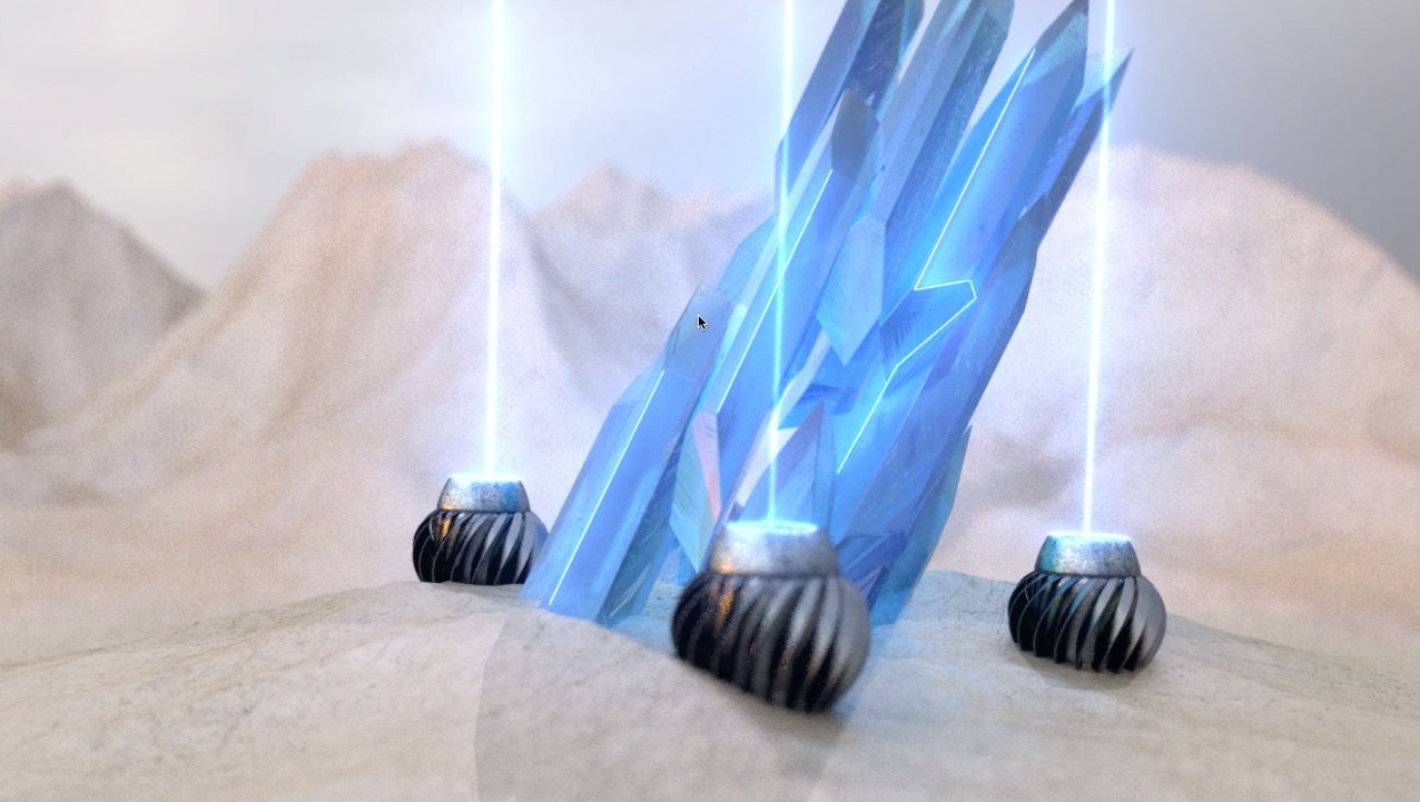 C4D利用阿诺德渲染器制作漂亮的水晶石 Cinema 4D Arnold Render Crystal