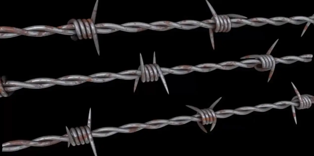 C4D制做铁丝网教程 Arame farpado - Cinema4D Tutorial