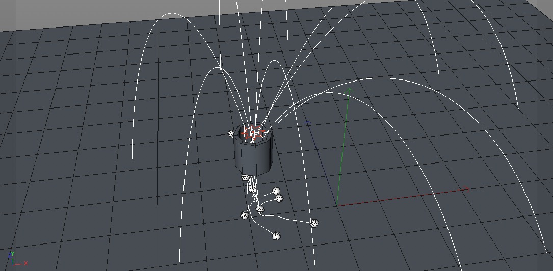 C4D使用XPresso and Python制作圆球运动转迹工程文件