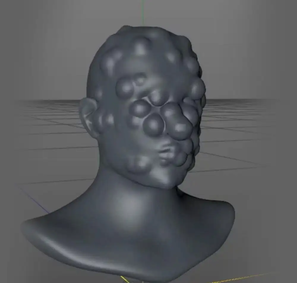 C4D满脸疙瘩的运动图形效应工程文件 Boiling_Head - C4D之家 - maxresdefault.jpg