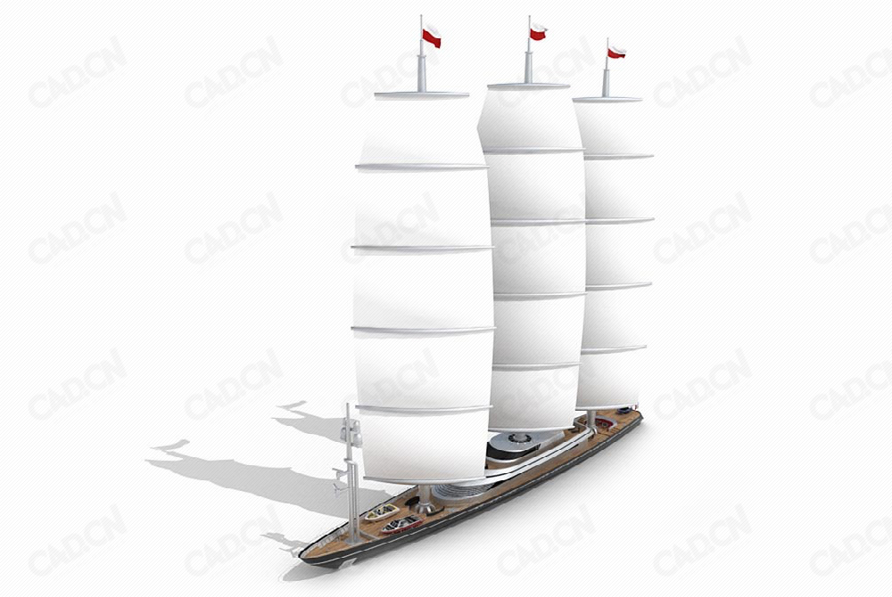 帆船C4D模型 sailboat 3D model - C4D之家 - 029-Archmodels-Vol.-55.jpg