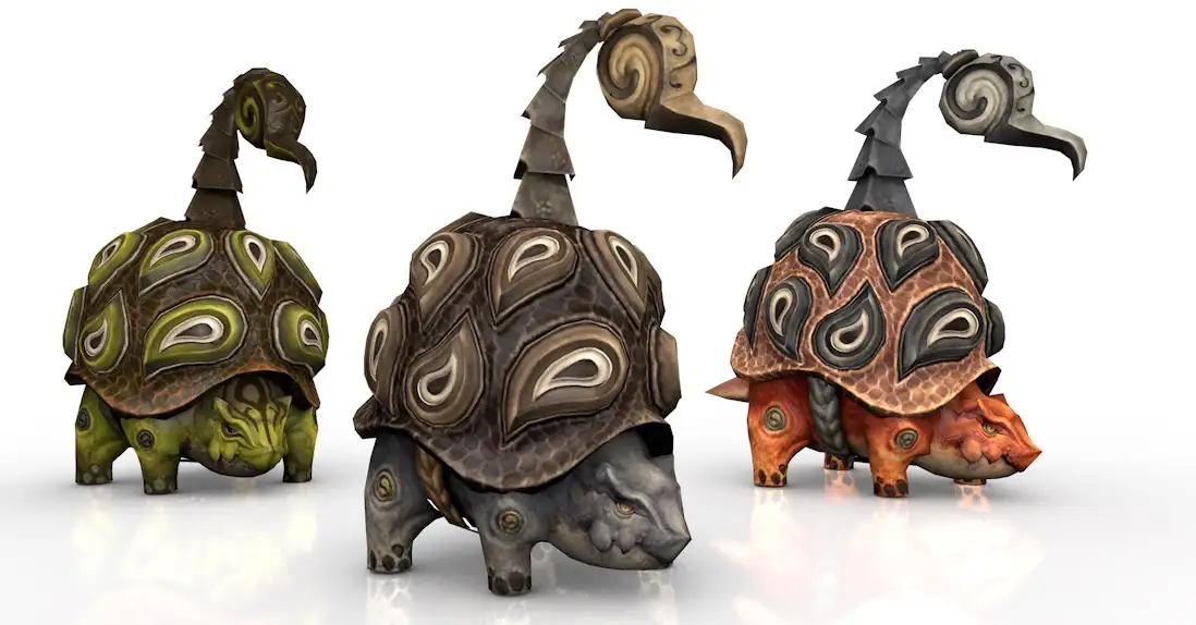 蝎子龟C4D游戏角色模型 Scorpion Turtle 3d model