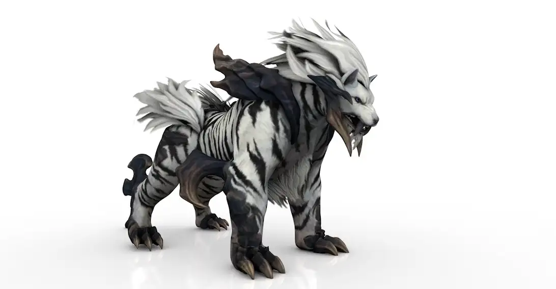 银貂虎C4D游戏角色模型（绑定+动画） Silver Sabel Tiger 3dmodel