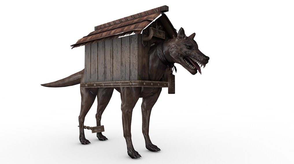 邪恶的狗C4D游戏角色模型 Wicked Dog 3d model - C4D之家 - cinema4d_ 2016-09-30 12.27.57.jpg