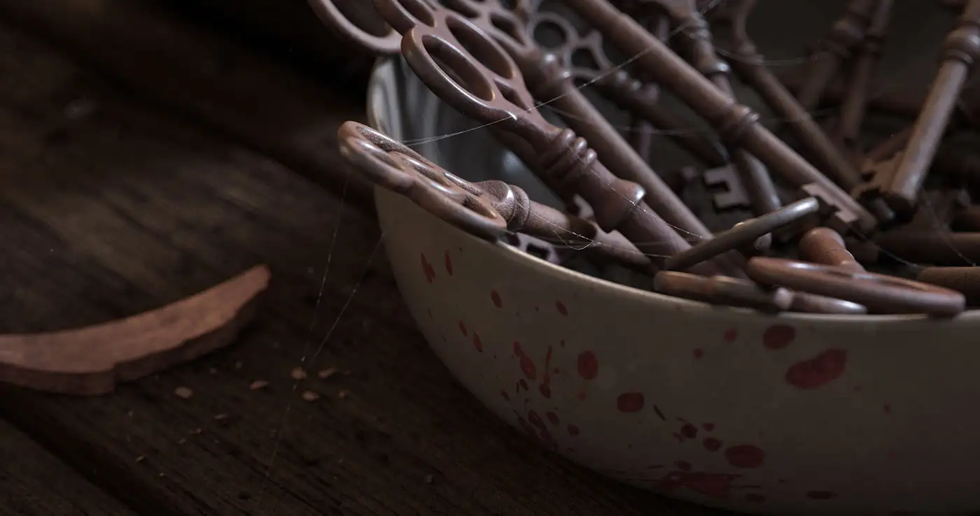 Cinema 4d R18+Octane Render 3渲染器制作写实短片钥匙及幕后教程解析 - C4D之家 - ca153f41769319.57b3ae0f907cd.jpg